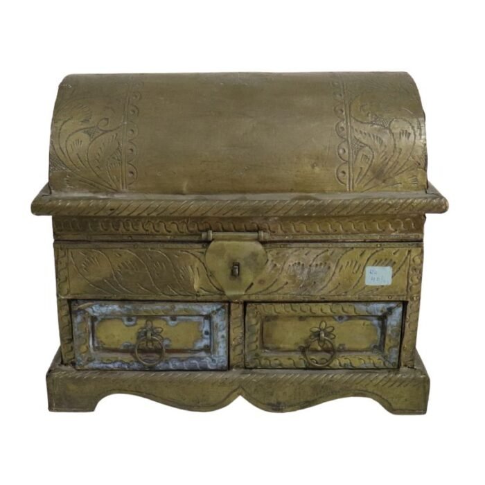 ⁦Vintage Style Wooden Jewellery Storage Box⁩ - الصورة ⁦1⁩