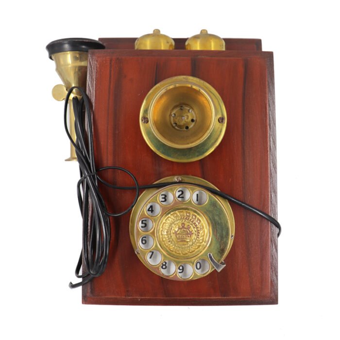 ⁦Wooden Antique LandLine Telephone⁩ - الصورة ⁦1⁩