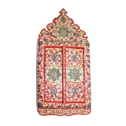 Wooden Hand Painted Hanging Mirror