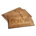 premium wooden cards