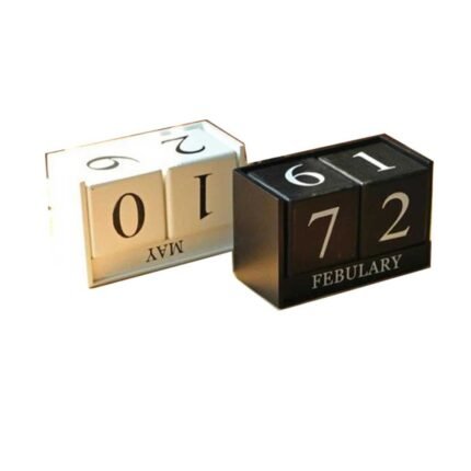 wooden desk calendars