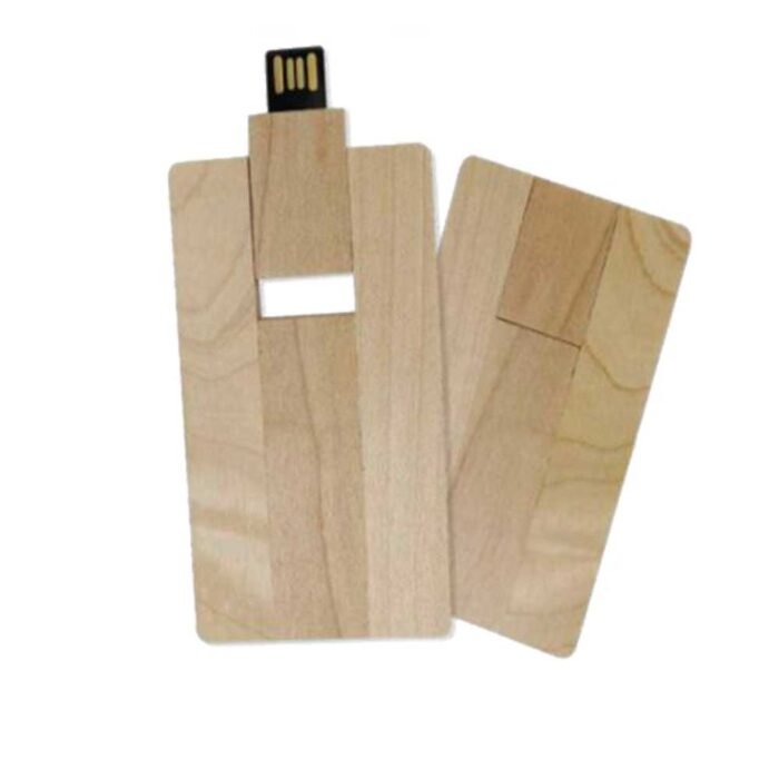 ⁦Wooden Card Flash Meomry⁩ - الصورة ⁦1⁩