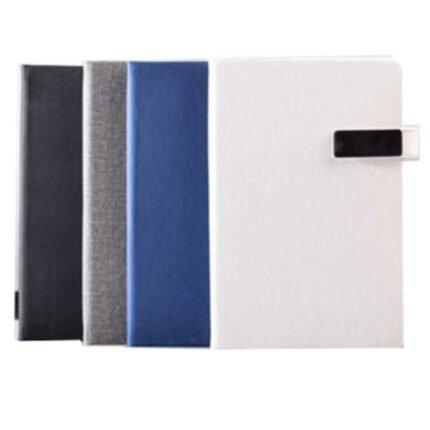 notebook with pen holder