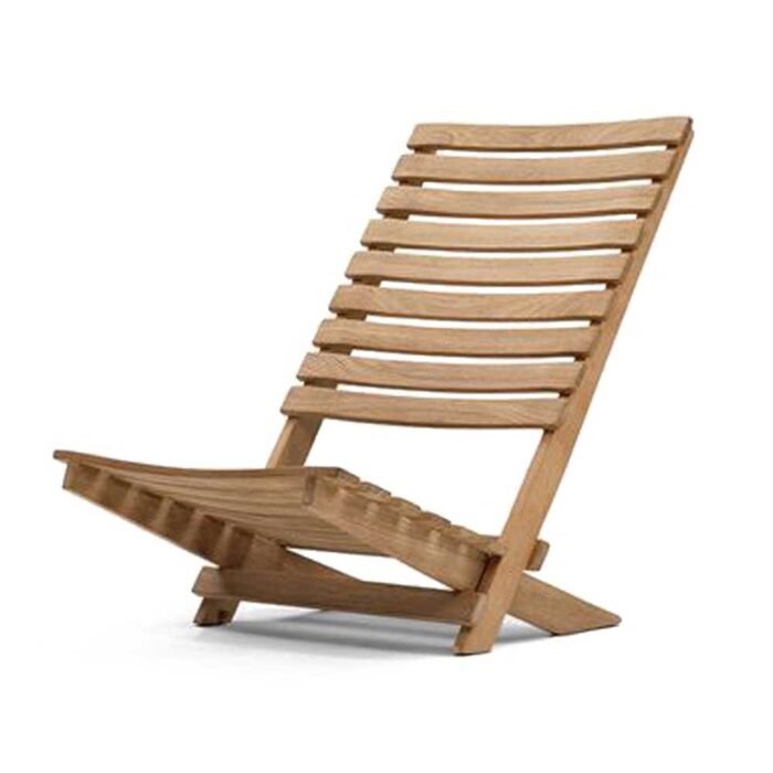 ⁦Portable Wooden Beach Chair⁩ - الصورة ⁦1⁩