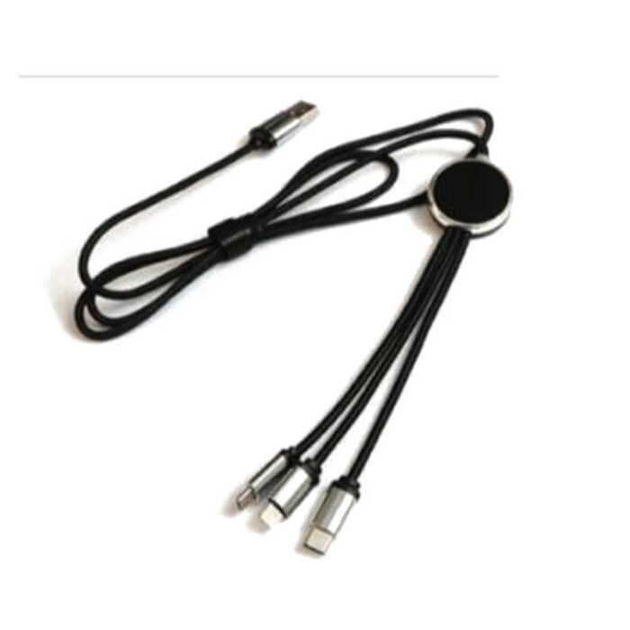 ⁦3 in 1 long 120 CM universal cable⁩ - الصورة ⁦1⁩
