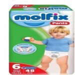 حفاضات الأطفال حجم الجامبو من مولفكس - مقاس 6، 48 قطعة