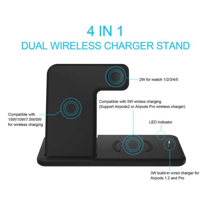 ⁦ABK Q20 Dual Charging STAND⁩ - الصورة ⁦2⁩