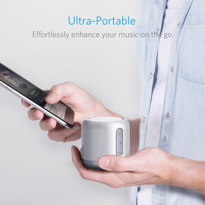 ⁦ANKER Sound Core Mini Bluetooth Speaker Gray⁩ - الصورة ⁦5⁩