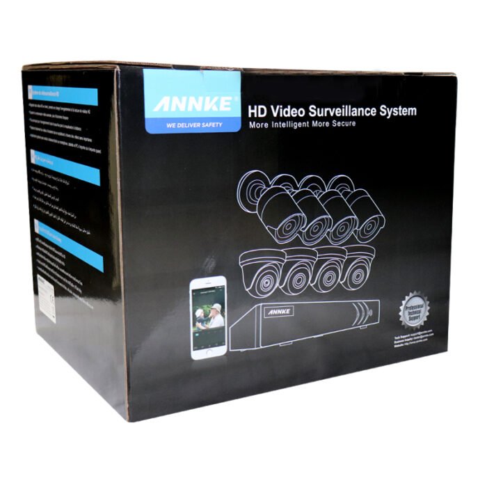 ⁦ANNKE DVR + Camera Set DN81R+C51BS*8⁩ - الصورة ⁦3⁩