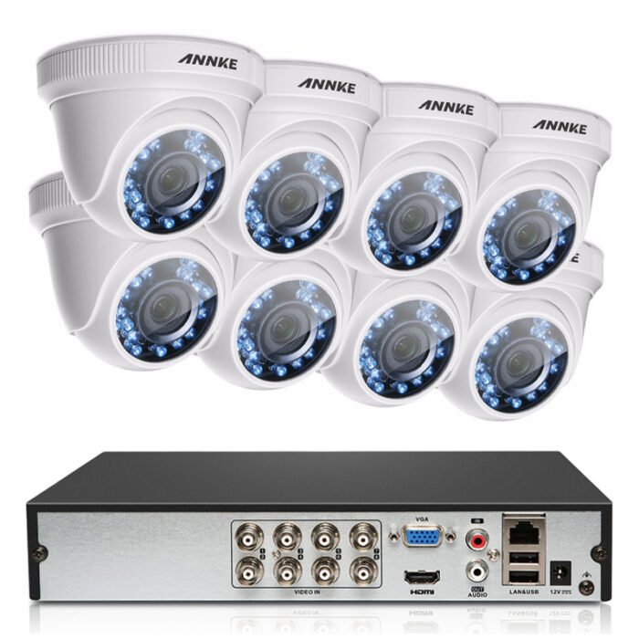 ⁦ANNKE DVR + Camera Set DN81R+C51BT*8⁩ - الصورة ⁦2⁩