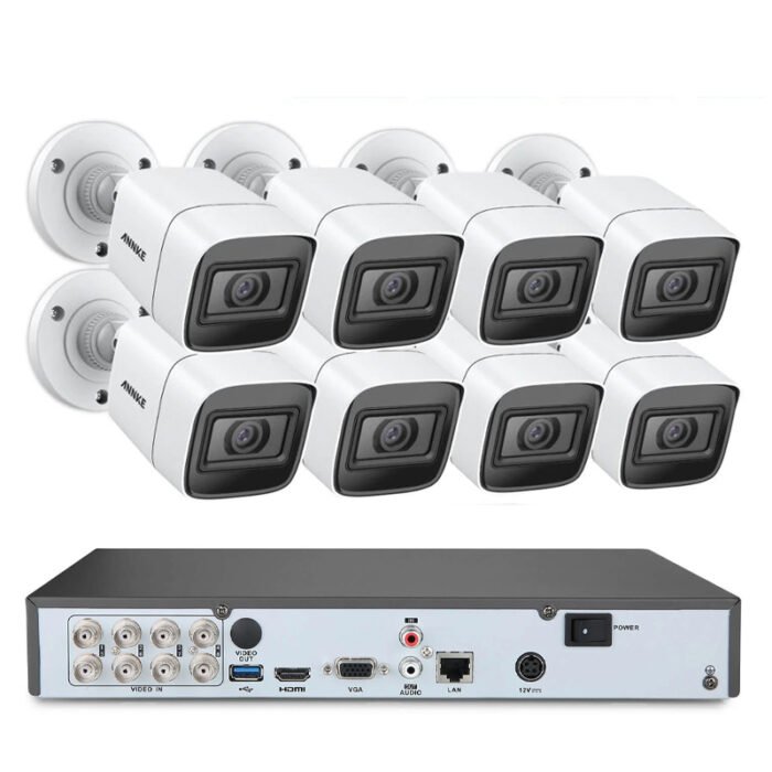 ⁦ANNKE DVR + Camera Set DT81DP+CR1BL*8⁩ - الصورة ⁦2⁩