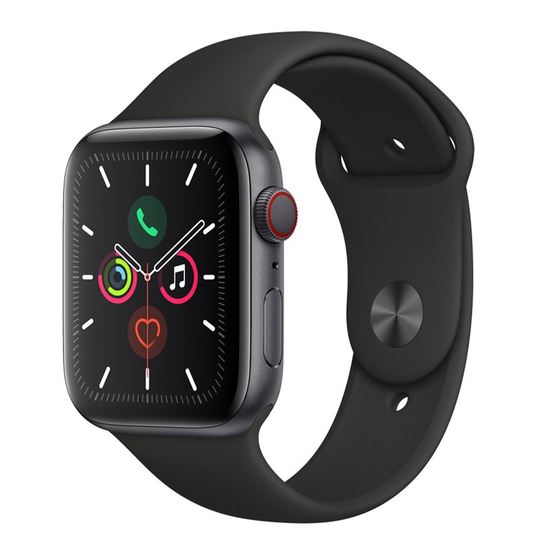 ⁦Apple Watch Series 5 44mm GPS + Cellular⁩ - الصورة ⁦1⁩