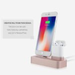 Coteetc 2 IN 1 LIGHTNING/IPHONE /AIRPODS CHARGING Dock - الصورة 2