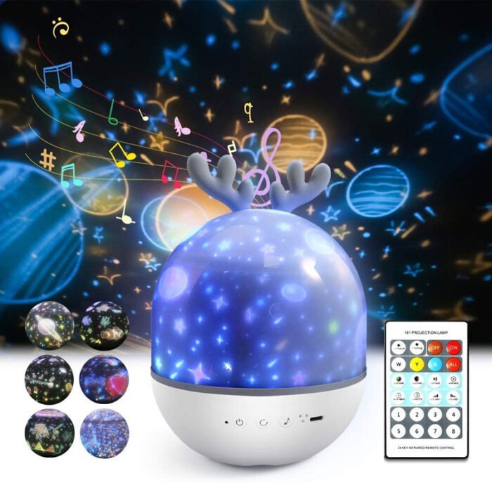 ⁦CUTE ELF PROJECTION REMOTE CONTROL & BLUETOOTH SPEAKER LAMP⁩ - الصورة ⁦1⁩
