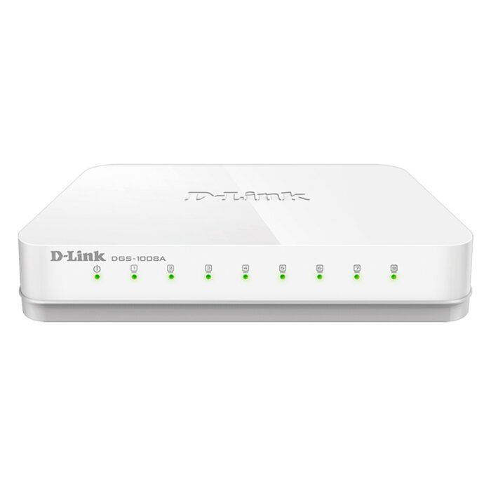 ⁦DLink DGS 1008A 8 Port Gigabit Easy Desktop SWITCH⁩ - الصورة ⁦1⁩