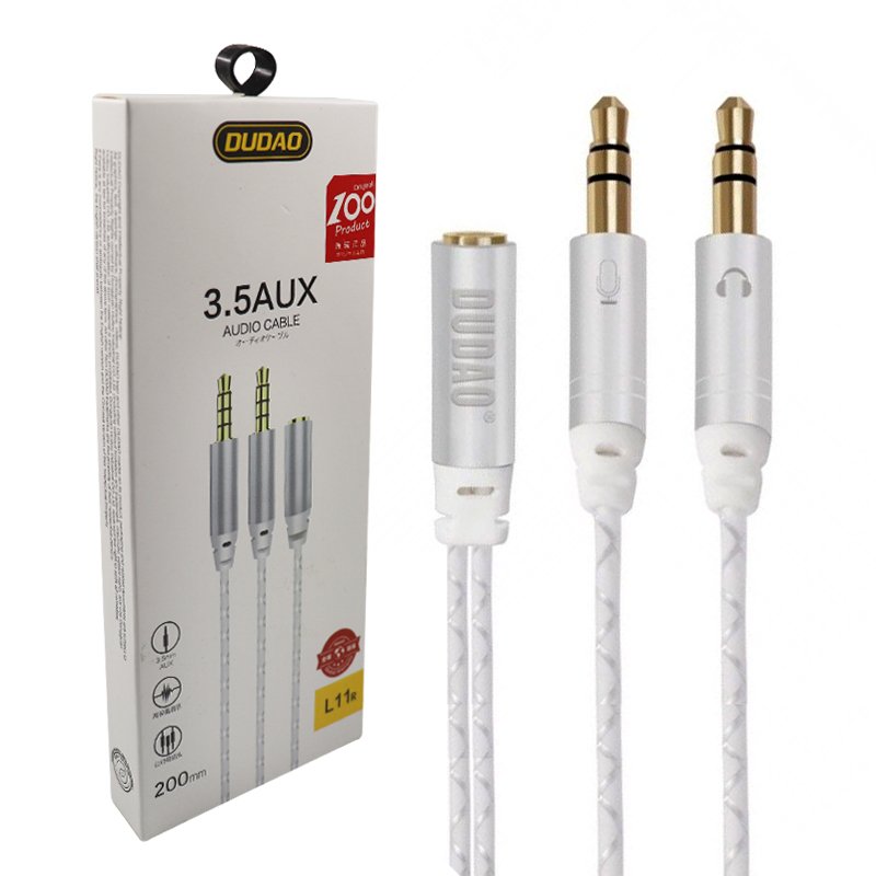 ⁦DUDAO AUX 3.5 mm Cable Connector⁩ - الصورة ⁦1⁩