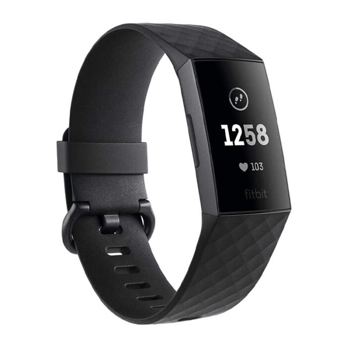⁦FITBIT CHARGE 3 FB409G GRAPHITE BLACK⁩ - الصورة ⁦1⁩