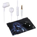 HAMA 113743 URAGE MOUSEPAD CYBERPAD+HAMA 137436 BASIC EAR HEADSET WHITE