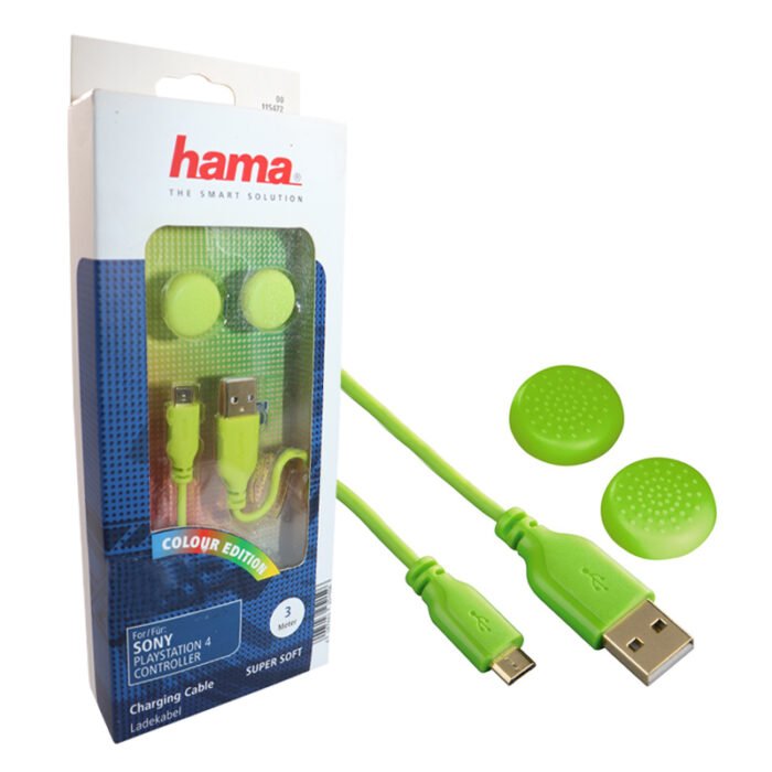 ⁦HAMA PS4 3Mtr Charging Cable 115472⁩ - الصورة ⁦1⁩