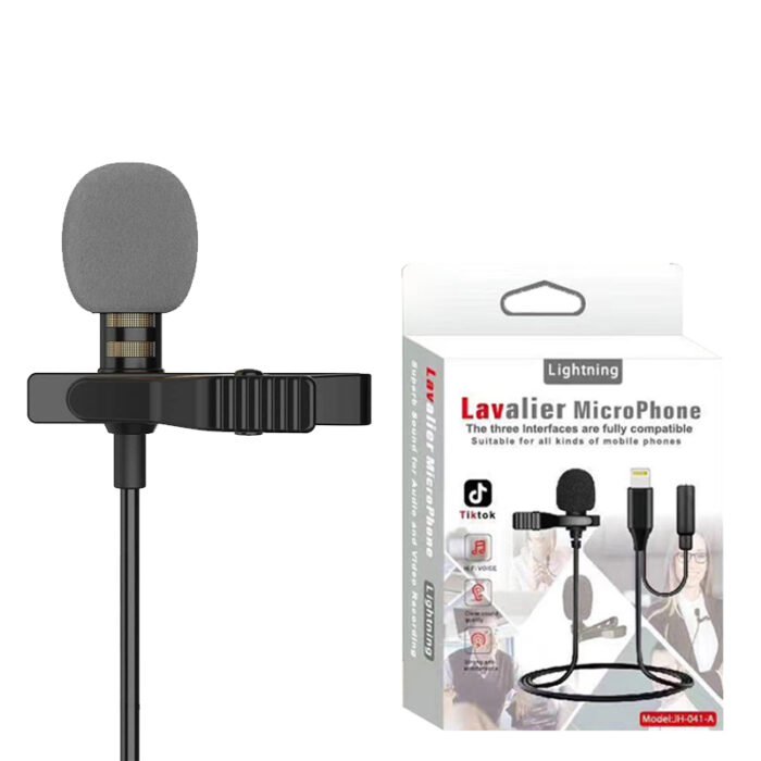 ⁦Lavalier Jh 041 Lightning Microphone⁩ - الصورة ⁦1⁩