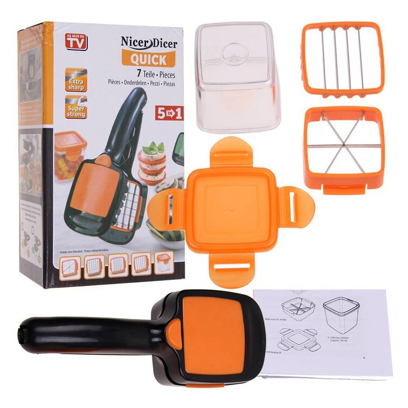 ⁦NICER DICER QUICK 5 IN 1 CUTTER⁩ - الصورة ⁦1⁩
