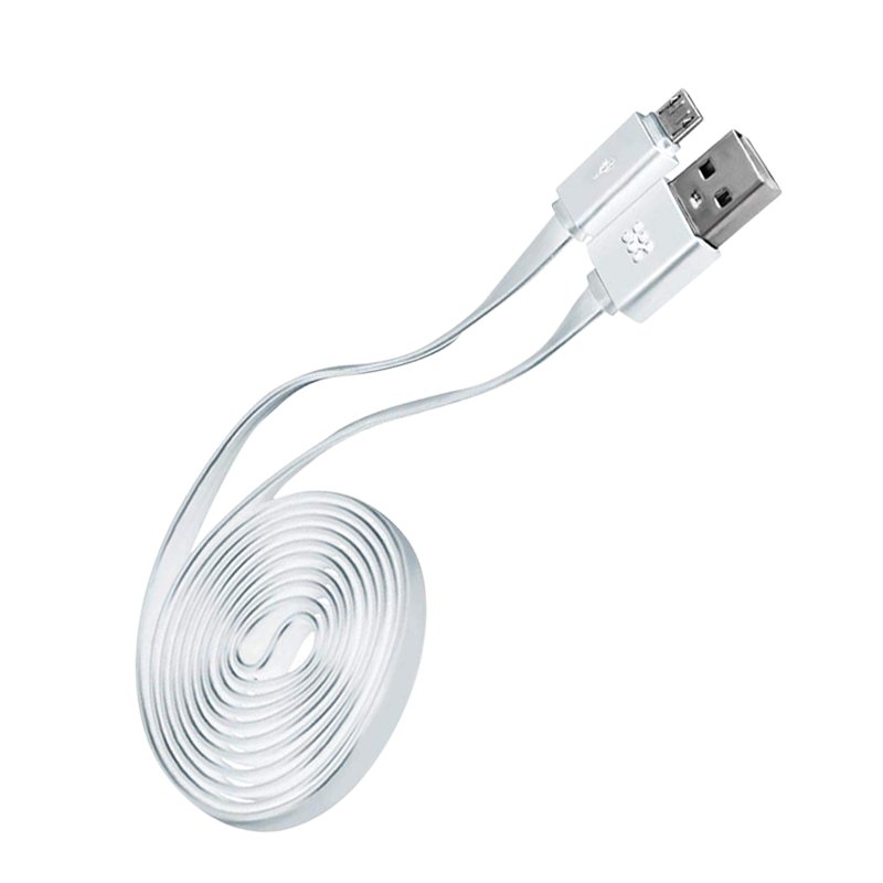 ⁦PROMATE LINKMATE U2F FLAT MICRO USB CABLE 1.2 Meter⁩ - الصورة ⁦1⁩