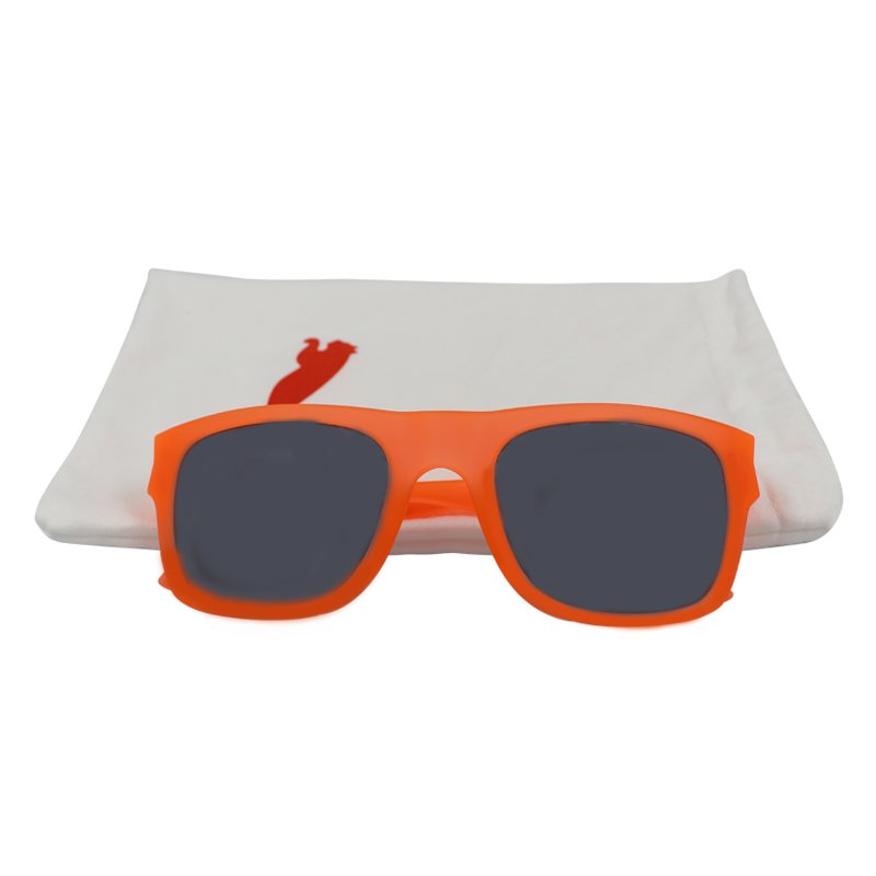 ⁦PUMA IGNITE 600 PU0038S 003 53 ORANGE SUNGLASS⁩ - الصورة ⁦1⁩