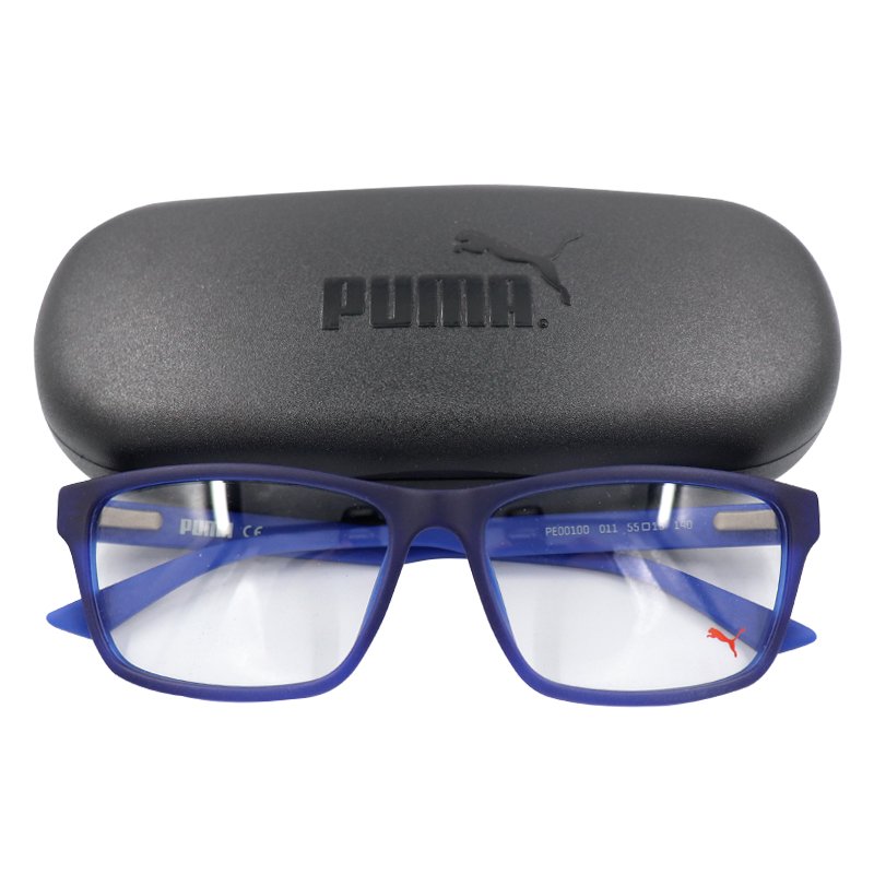 ⁦PUMA PE00100 011 55 BLUE BLACK FRAME⁩ - الصورة ⁦1⁩