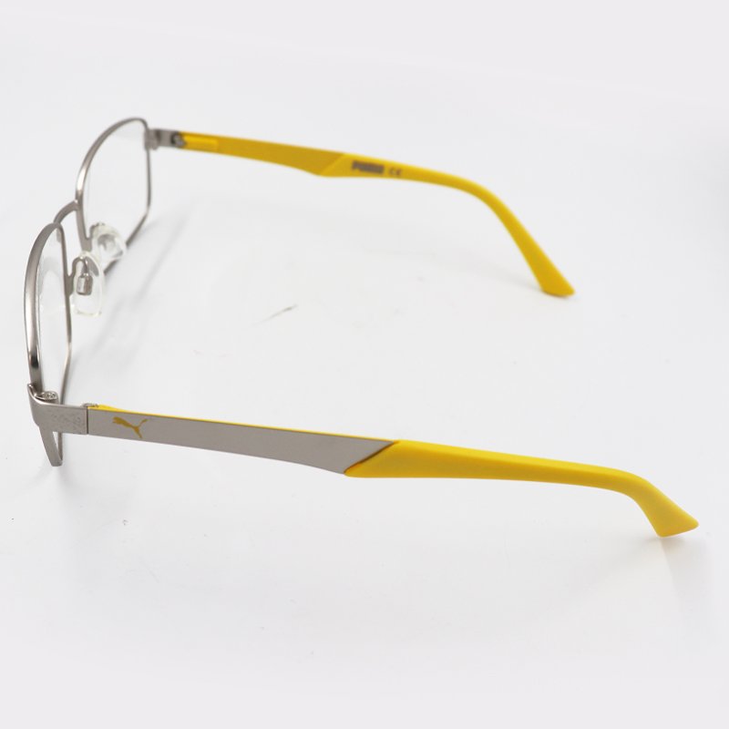 ⁦PUMA PE00120 001 54 SILVER YELLOW FRAME⁩ - الصورة ⁦3⁩