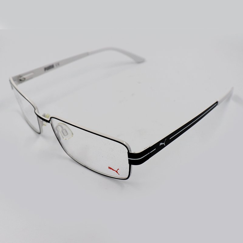 ⁦PUMA PE00140 005 56 BLACK WHITE FRAME⁩ - الصورة ⁦2⁩