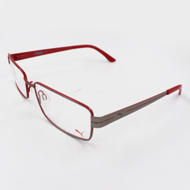⁦PUMA PE00140 006 56 SILVER RED FRAME⁩ - الصورة ⁦2⁩