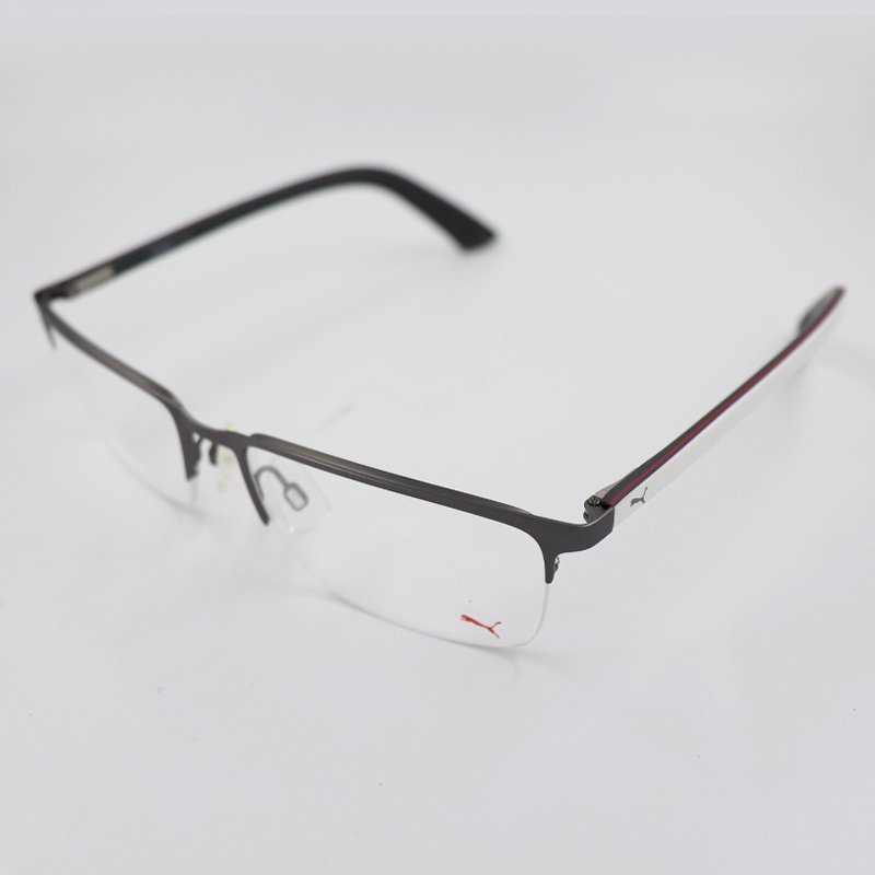 ⁦PUMA PU00280 007 56 MT GUNMETAL WHITE FRAME⁩ - الصورة ⁦2⁩