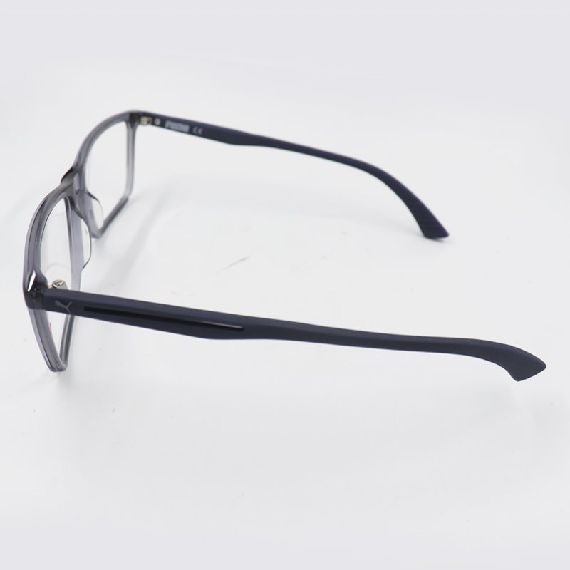 ⁦PUMA PU00460 004 55 BLUE TRANSPARENT FRAME⁩ - الصورة ⁦3⁩