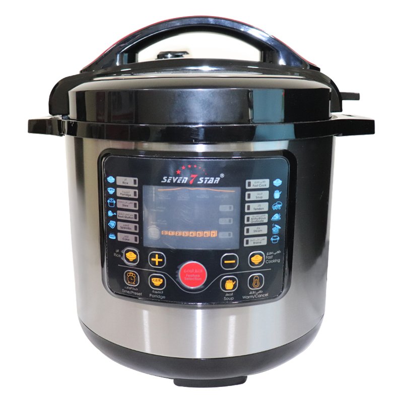 ⁦SEVEN STAR ELECTRIC PRESSURE COOKER 8Ltr 7SEC1938⁩ - الصورة ⁦1⁩