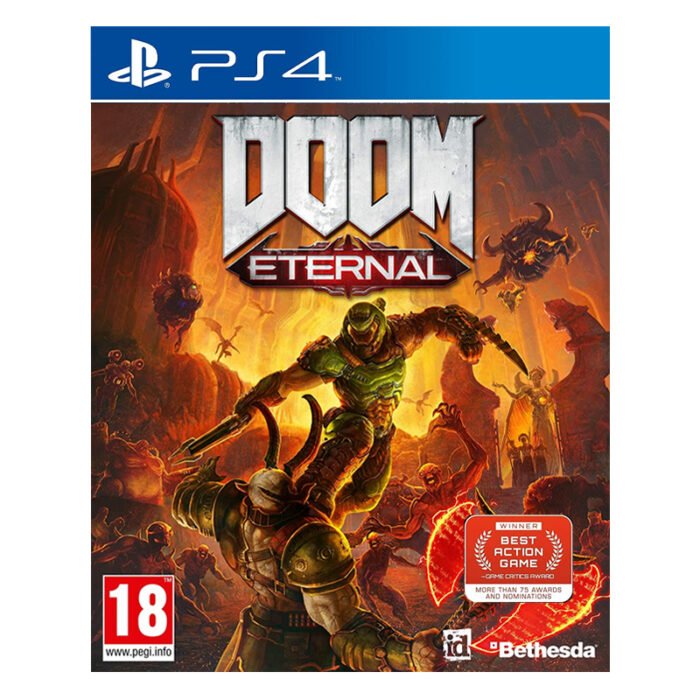 ⁦SONY PS4 DOOM ETERNAL GAME CD⁩ - الصورة ⁦1⁩