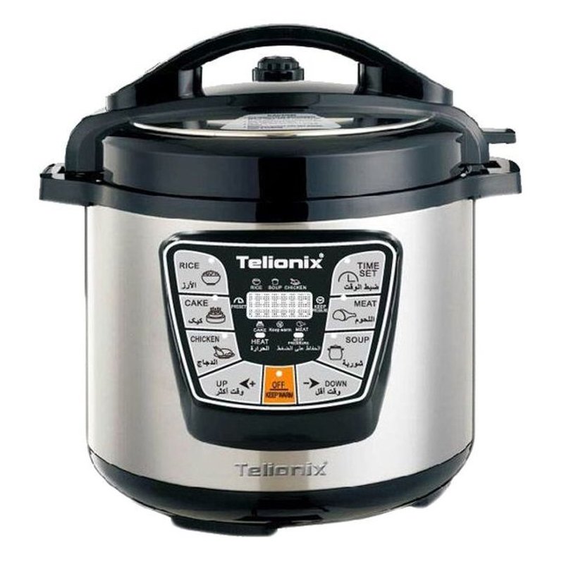 ⁦TELIONIX ELECTRIC PRESSURE COOKER TPC3699D 6 Ltr⁩ - الصورة ⁦1⁩
