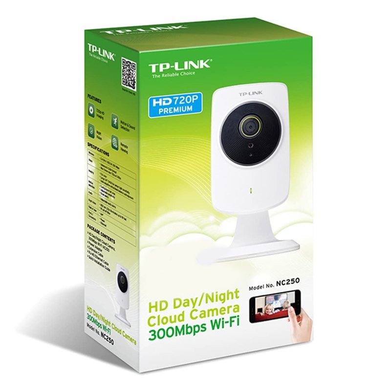 products-tp_link_hd_720p_cloud_camera_300_mbps_wifi_nc_250_3.jpg TP Link HD 720P CLOUD CAMERA 300 Mbps WiFi NC 250 - الصورة 3
