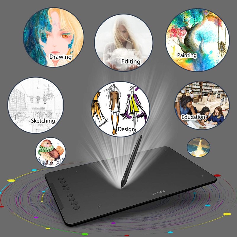 ⁦XP PEN DECO01 V2 GRAPHICS TABLET⁩ - الصورة ⁦2⁩