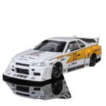 ⁦Cleo-TY Metal Car Nissan GTR ER34 HT 1901 411A⁩ - الصورة ⁦2⁩