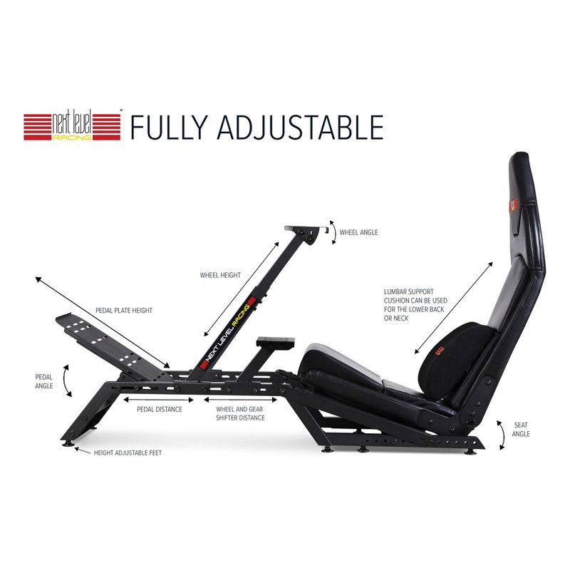 ⁦Next Level F Gt Lite Gaming Racing Simulator Cockpit F Gt Lite⁩ - الصورة ⁦2⁩