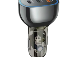 شاحن سيارة ناين الترا 65 وات – 3 منافذ (USB + USB-