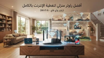 أفضل راوتر منزلي لتغطية الإنترنت بالكامل