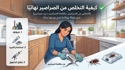 كيفية التخلص من الصراصير نهائيًا