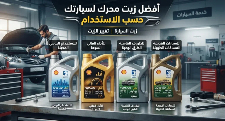 أفضل زيت محرك لسيارتك حسب الاستخدام
