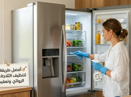 أفضل طريقة لتنظيف الثلاجة