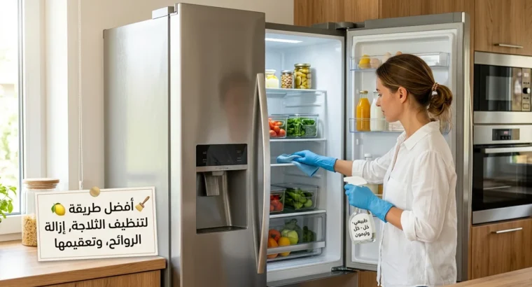 أفضل طريقة لتنظيف الثلاجة