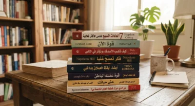 أفضل كتب تطوير الذات: دليل شامل لاختيار الكتب التي تساعدك على تطوير حياتك ومهاراتك وتحقيق أهدافك
