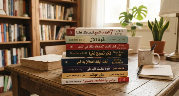 أفضل كتب تطوير الذات: دليل شامل لاختيار الكتب التي تساعدك على تطوير حياتك ومهاراتك وتحقيق أهدافك