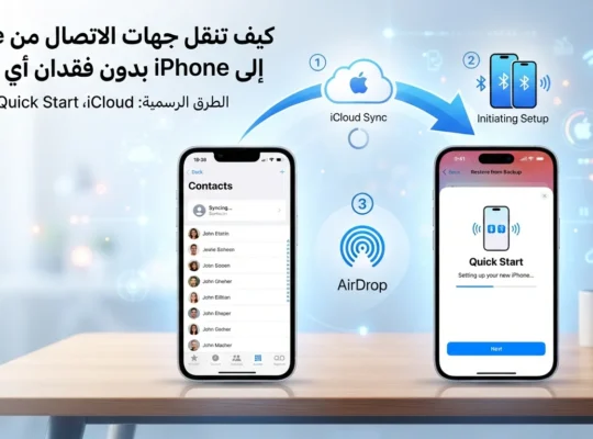 كيف تنقل جهات الاتصال من iPhone إلى iPhone بدون فقدان أي بيانات؟